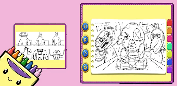 GARTEN OF BANBAN 3 COLORING screenshot 0
