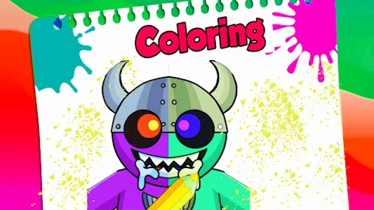 Azul Babão coloring book screenshot 3