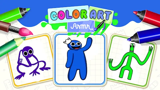 Azul Babão coloring book screenshot 4