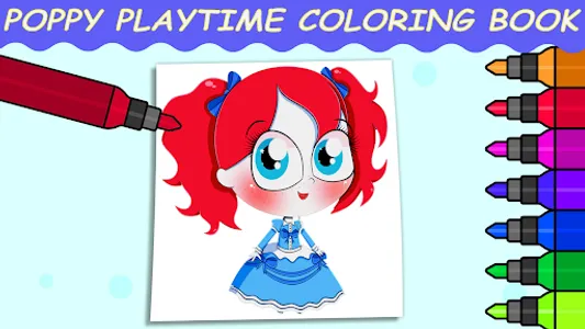 Poppy Playtime Coloring Game screenshot 2