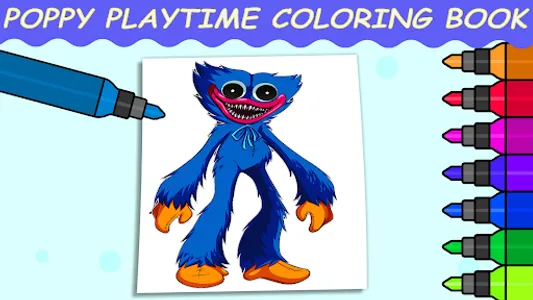 Poppy Playtime Coloring Game screenshot 3