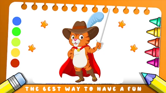 Puss in Boots Coloring screenshot 0