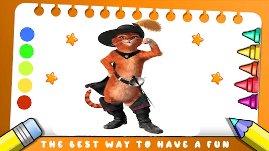 Puss in Boots Coloring screenshot 4