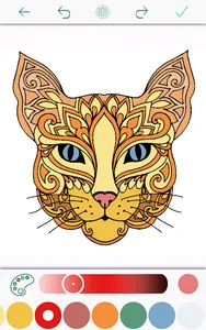 Cat Coloring Pages for Adults screenshot 10