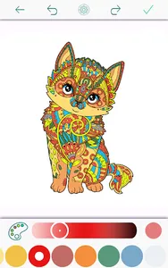 Cat Coloring Pages for Adults screenshot 3