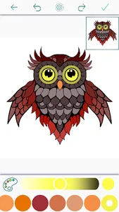 Owl Coloring Book - Pages screenshot 13