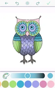 Owl Coloring Book - Pages screenshot 20