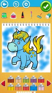 Unicorn Coloring Pages screenshot 10