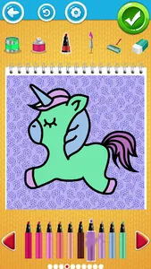 Unicorn Coloring Pages screenshot 5