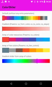 ColorSlider View - Library screenshot 1