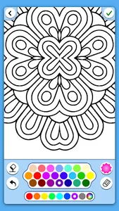 Mandala coloring book adults screenshot 12