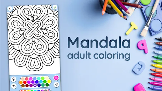 Mandala coloring book adults screenshot 15