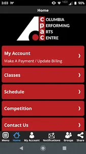 Columbia Performing Arts Centr screenshot 1