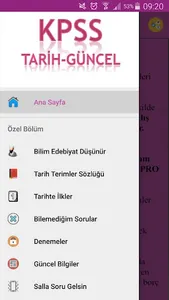 KPSS Tarih - Güncel Bilgi Pro screenshot 0