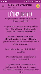 KPSS Tarih - Güncel Bilgi Pro screenshot 2