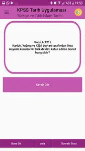 KPSS Tarih - Güncel Bilgi Pro screenshot 4