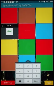 SpaceBlockHD Math Puzzle Fun! screenshot 0