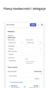 Comarch HRM screenshot 2