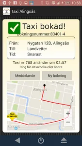 Taxi Alingsås screenshot 2