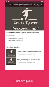 Combo Tipster Prediction-04 screenshot 3