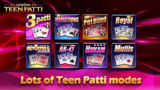 Teen Patti Comfun Card Online screenshot 1