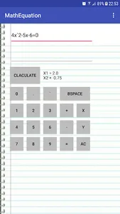 Math Equation screenshot 0