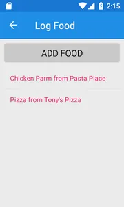 FoodList screenshot 1