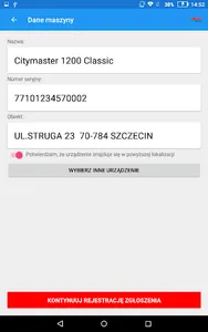 Zgłoszenie serwisowe HAKO POLS screenshot 18