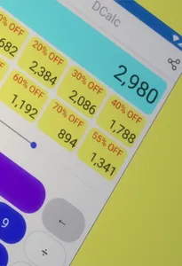 DCalc (Percent off calc App) screenshot 2