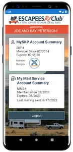 Escapees RV Club Mobile App screenshot 0