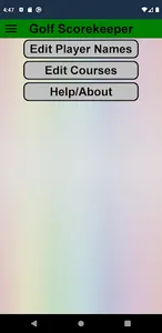 Golf Scorekeeper screenshot 0