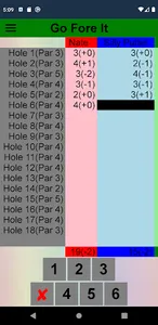 Golf Scorekeeper screenshot 5