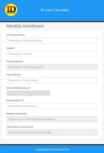 ID Loan Calculator screenshot 2