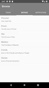 Laws for Influence screenshot 2