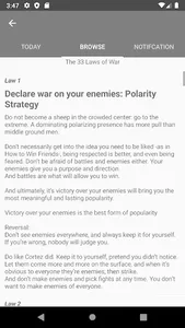 Laws for Influence screenshot 3
