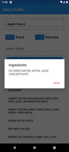 MacroBuddy screenshot 2