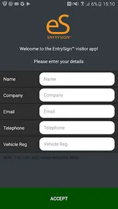 My EntrySign Visitors screenshot 0