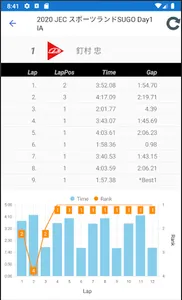 WS LiveResults screenshot 1