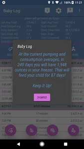 Baby Log (Stash, Nurse, Growth screenshot 7