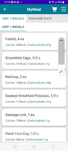 MyMeal by CompassOne screenshot 2