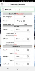 Composite Calculator II screenshot 1