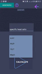 Gas Table and Compressible flo screenshot 2