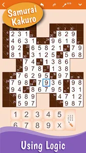 Kakuro: Number Crossword screenshot 1