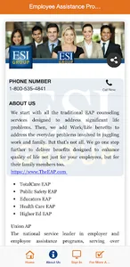 ESI Employee Assistance screenshot 1