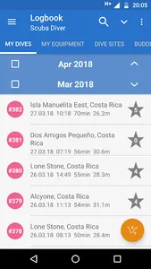 DiveMate (Scuba Dive Log) screenshot 2