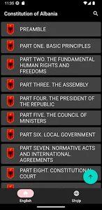Constitution of Albania screenshot 17