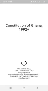 Constitution of Ghana, 1992 Pl screenshot 0