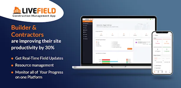 Livefield - Site Management screenshot 0