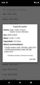 Consulta Oleo Motor screenshot 4