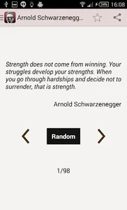 Arnold Schwarzenegger Quotes screenshot 0